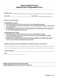 Thumbnail - Middle School Ministry Transportation Form